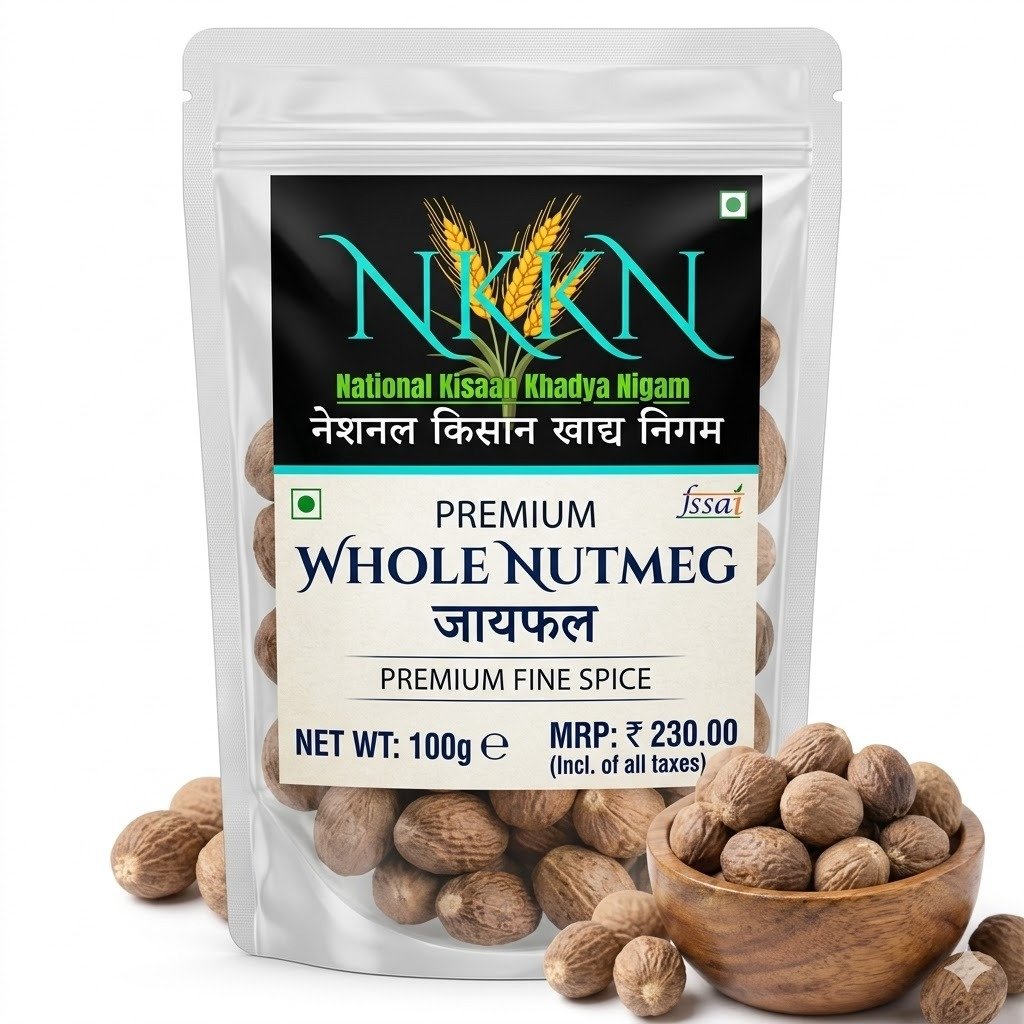 NKKN Brand Premium Whole Nutmeg